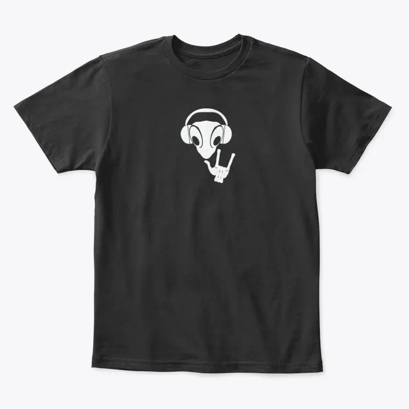 Alien Headphone Dude (White)