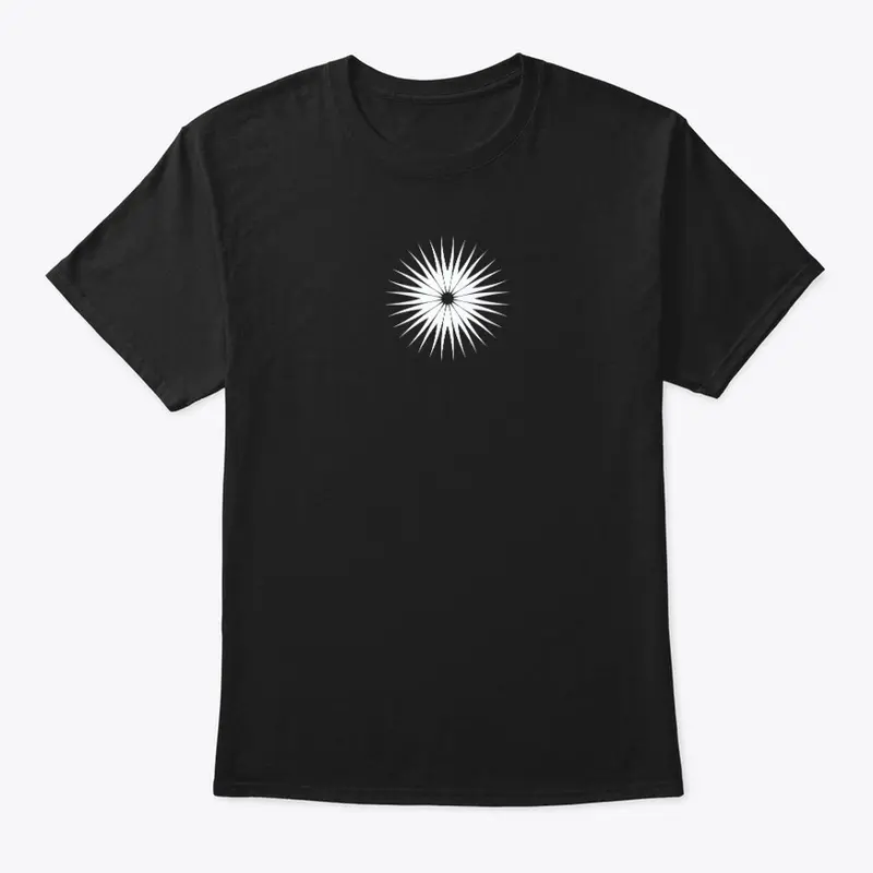 Spikey Sunburst Design 2 (White)